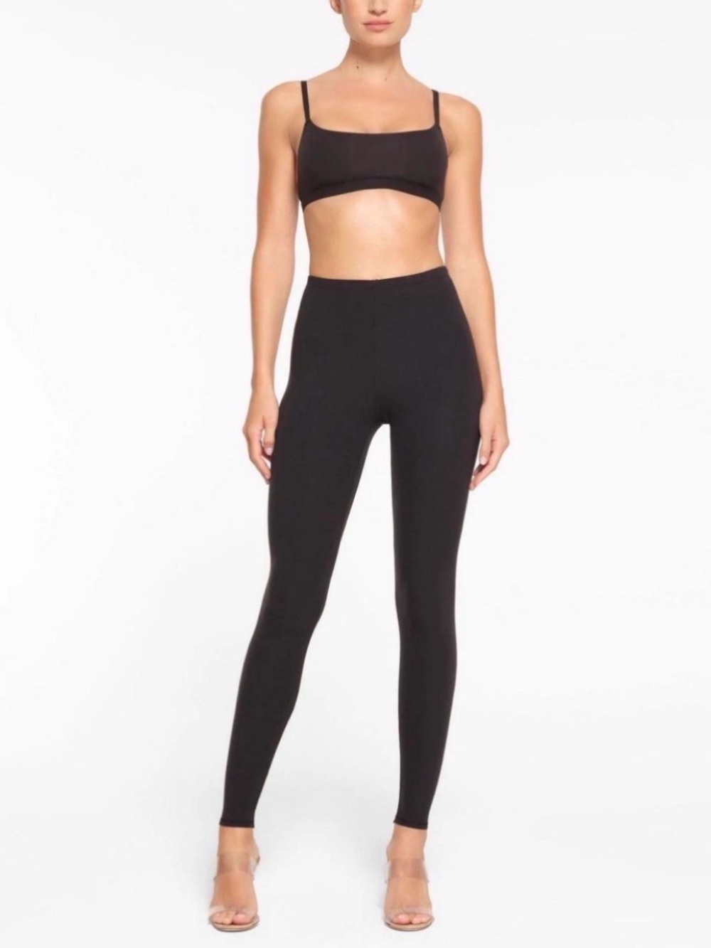 Skims Fits Everybody Black Leggings in Onyx